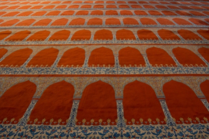 Floor of the Blue Mosque